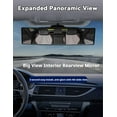 thumbnail image 2 of Snapview – Official Snapview Panoramic Clip-On Rearview Mirror, Reinforced Abs Frame & Thickened Mirror, Expand Your View and Reduce Blind Spots, Snap-On Clip System, Fits All Cars, 2 of 7