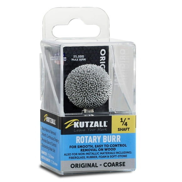 Rotary Burr Kutzall Original Sphere, gruesa, para tallar madera