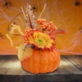 thumbnail image 4 of Halloween Récolte d'Automne Citrouille Artificielle en Mousse Centres de Table A, 4 of 7
