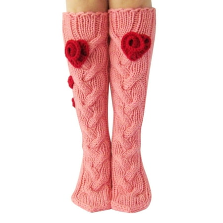 

12-Pack Socks for Women Winter Stockings for Cable Knit Extra Long Boot Over Knee Thigh Stocking Leg Warmers Socks
