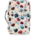 thumbnail image 3 of yeegool Trousse à Crayons en Toile Oxford à Motif de Roses avec Support Multicouche, 1 Unité, 3 of 7