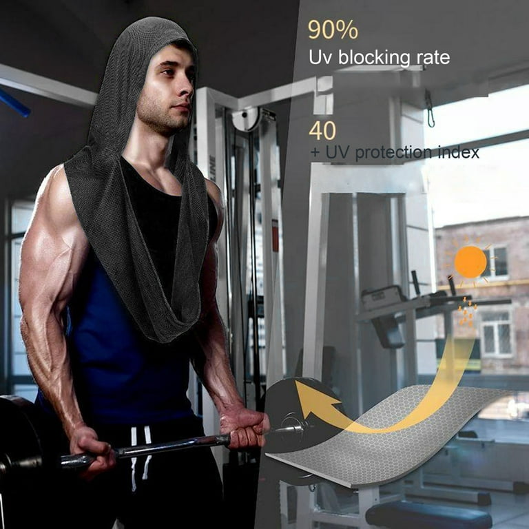 Cooling Hoodie Towel - Stay Cool & Comfortable - Versatile Neck