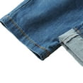 thumbnail image 5 of Kids Jeans Boys Comfort Stretch Waist Blue Relaxed Fit Jeans Rugged Twill Denim Playground Ready Teen Boy Clothes 6-7 Years, 5 of 7