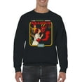 thumbnail image 2 of Mommy Kissing Krampus Holiday Humor Men's Sweatshirt, 2 of 3