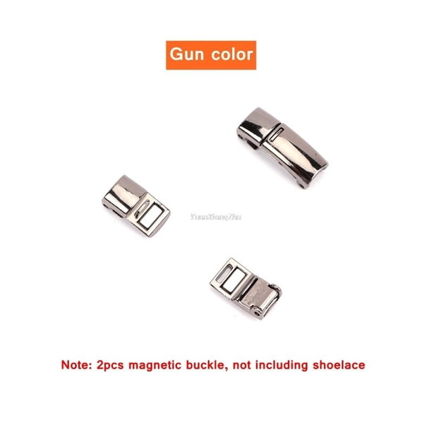 Nuevo Rainbow Magnetic Lock Sin corbata Cordones Elásticos Cordones para zapatos Zapatillas de deporte Cordones para niños Adultos Cordones perezosos Talla única para todos los zapatosEstados Unidos Gao Jinjia LED