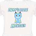 thumbnail image 4 of Inktastic Daddys little monster Boys or Girls Long Sleeve Baby Bodysuit, 4 of 5