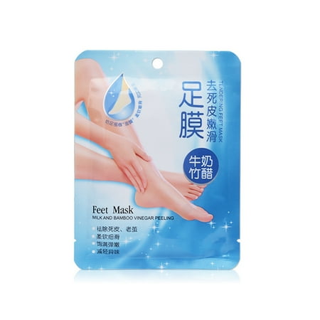 Baby Feet Foot Peel 1 Pair Comfort Exfoliating Peel Foot Masks 2Pcs Baby Soft Feet Remove Scrub Callus Hard Dead Skin Bamboo Vinegar Feet Care For Pedicure Sosu Socks ()