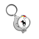 thumbnail image 1 of En forma de corazon sihouette Animal Gato Cortaúñas afiladas cortaúñas de acero inoxidable, 1 of 3