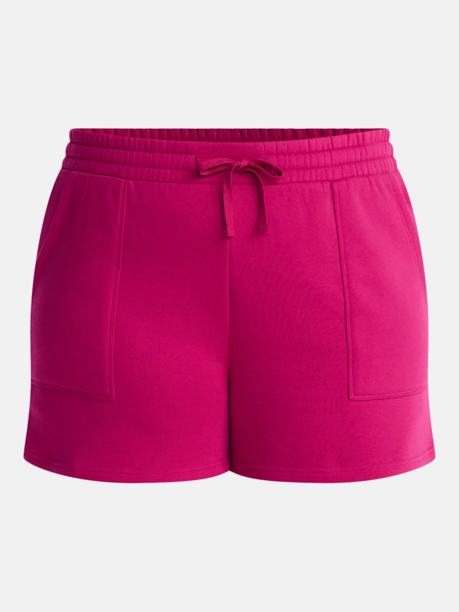Terra & Sky Women's Plus Size Fleece Shorts, Sizes 0X-5X