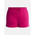 thumbnail image 5 of Terra & Sky Women's Plus Size Fleece Shorts, Sizes 0X-5X, 5 of 5