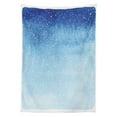 thumbnail image 3 of Ambesonne Winter Tablecloth Rectangular Table Cover, Watercolor Shades Xmas, 52"x70", Blue White, 3 of 4