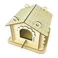 thumbnail image 2 of Casa de pájaros caja de pájaros de madera a mano colgada cajilla para pájaros al aire libre para para pájaros cardinales pinchazo exterior al, 2 of 8