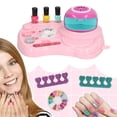 thumbnail image 3 of Juego De Esmalte De Uñas Para Niños, Kit De Arte De Uñas Para Niños De Simulación Multifuncional DIY Seguro Para Niñas, 3 of 7