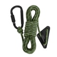 thumbnail image 6 of Colaxi Reflective Tent guyline Tent Rope 5mm Thickened Guy Lines with Tensioner Wind Rope Tent Cord for Outdoor Activity Backpacking Dark Green, 6 of 10
