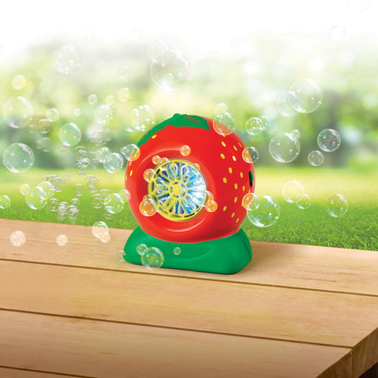 Play Day Strawberry Bubble Blower, 4oz Scented Bubble Solution, Children Ages 3+  (图4)