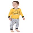 thumbnail image 3 of Pyjama Ajusté en Coton pour Tout-Petit Garçon, Ensemble 4 Pcs, Tailles 12 Mois à 5T, 3 of 11