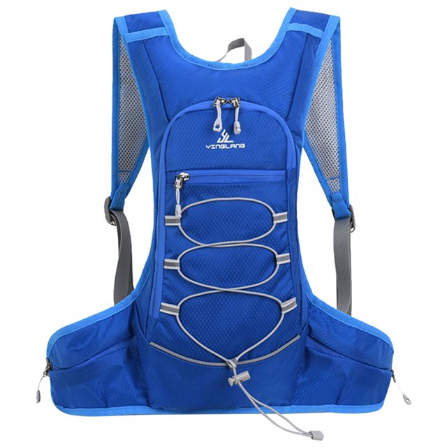 Likrtyny Mochila Deportiva para Correr Mochila Hidratación Ligera para Senderismo Ciclismo (azul)