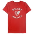 thumbnail image 1 of Skechers Womens Heart Breaker Graphic T-Shirt red 2XL, 1 of 2