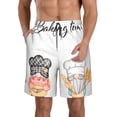 thumbnail image 1 of Fotbe Little Chef Gnome Trajes de Baño Estampados para Hombre, Shorts de Verano de Secado Rápido, Ropa de Playa, Bañadores-X-Large, 1 of 6