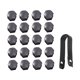 thumbnail image 5 of unbranded 21Ud Cubiertas Para Tuercas De ABS Gris Para Protección Firme Contra Corrosión, 5 of 6