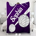 thumbnail image 1 of Volleyball Girl - Personalized Volleyball Blanket, 1 of 7