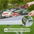 thumbnail image 6 of Pioneer Flower Floral Print Pattern Square Fitted Tablecloth with Elastic Edge,Square Table Cover,Washable Elastic Table Cover for Home Kitchen Party Decor 34"x34", 6 of 6