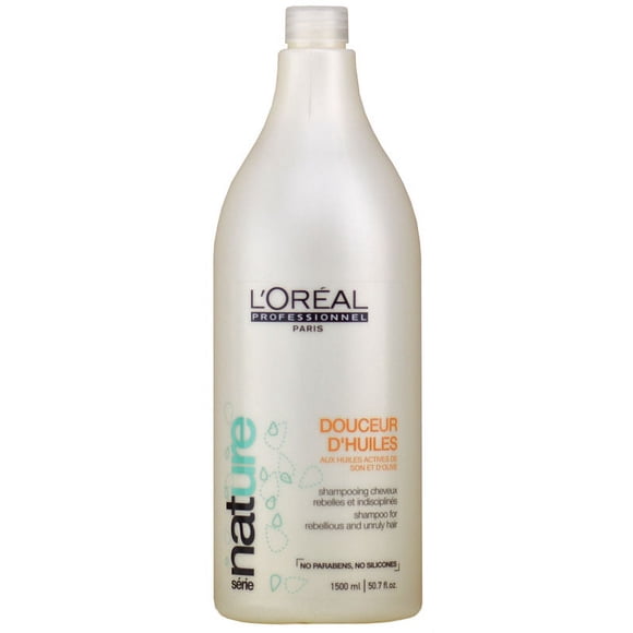 Champú L'Oreal Serie Nature Douceur D'Huiles para Rebellious