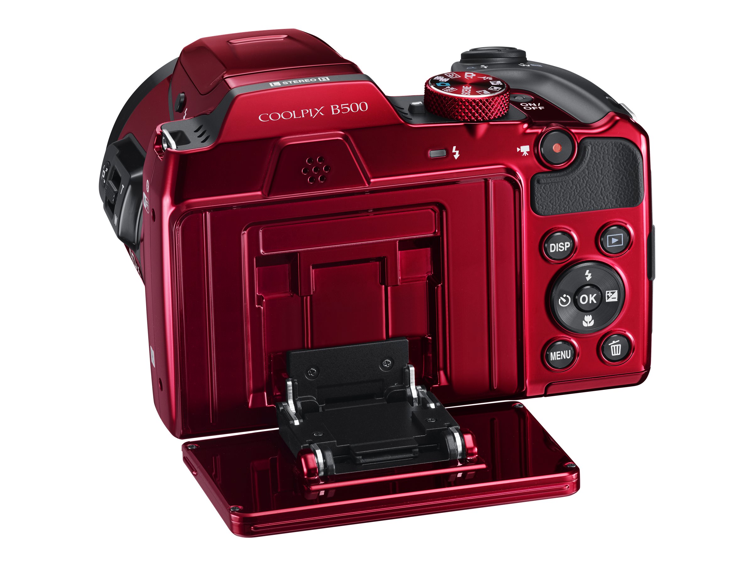 Nikon Red COOLPIX B500 Digital Camera with 16 Megapixels and 40x Optical Zoom - image 9 of 11
