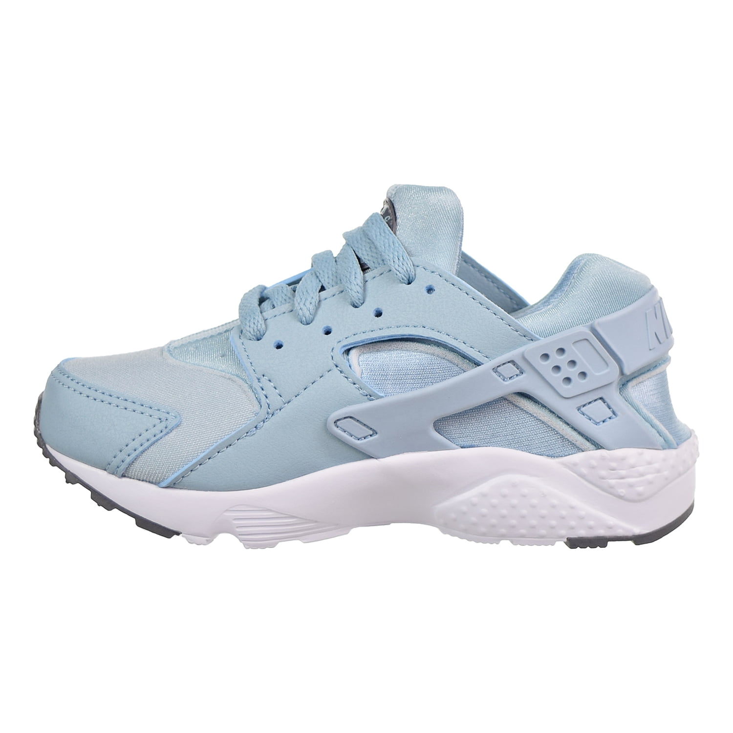 Nike Air Huarache Run PS Unisex Kids Triple White Sneaker Shoes