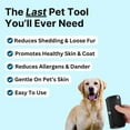 thumbnail image 2 of Rhykin Groompro Deshedding Brush | Comb Removes Loose Dirt, Hair and Fur | Undercoat Tool for Large and Small Pets | Perfect Clean for Short and Long Hair Grooming Shedding (1Pcs), 2 of 10