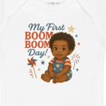 thumbnail image 4 of Inktastic My First Boom Boom Day Cute Baby Celebration Boys or Girls Baby Bodysuit, 4 of 5