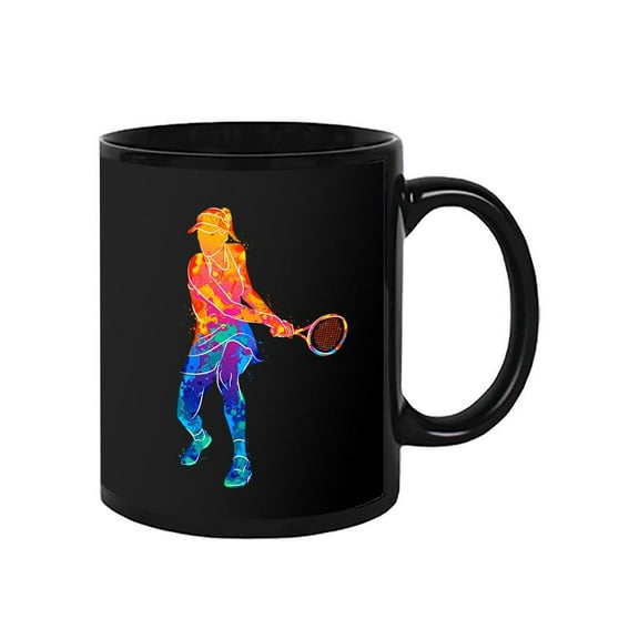 Tennis Player Silhouette! Mug Unisex's -Image by Shutterstock