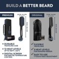 thumbnail image 2 of Beard Straightener for Men - Original Heated Beard Brush Kit w/Anti-Scald Feature, Dual Action Hair Comb and Travel Bag for Short to Medium Beards -Costume Accessories and Grooming Gifts for Men, 2 of 10