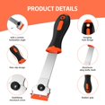 thumbnail image 4 of Boreal Craft Serrated 6 2 Pack Scraper Set With Additional 10 And 20 Metal Scraping Tips Versatile Scraping Tool For Gum Removal Cooktop Cleaning Wallpaper Stripping, 4 of 7