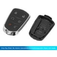 thumbnail image 4 of Car 6 Button Keyless Remote Key Fob Shell Case Black HYQ2AB for Cadillac Escalade 2015-2018, 4 of 6