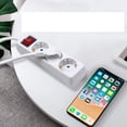 thumbnail image 5 of Elevate Your Space With A Sleek White Multi-plug Adapter, Certified For Safety And Quality, Ensuring Seamless Power Distribution For Your Devices, 5 of 5