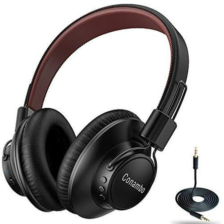 Conambo CQ7 Active Noise Cancelling Headphones, Wired Headphones, Foldable, Strong Bass, Super Lightweight, 3.5mm Audio (Best Headphones Strong Cable)