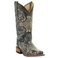 thumbnail image 2 of Corral Boots Womens Dragonfly Embroidered Square Toe Cowboy  Tall Boots, 2 of 5