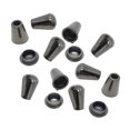 thumbnail image 4 of jifeng 10 Pieces Cord Ends,Bell Stoppers Toggle Clips for Bag Paracord Backpack Lanyard Grey, 4 of 9