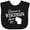 AB-Black, variant on Inktastic Someone in Wisconsin Loves Me Boys or Girls Baby Bib