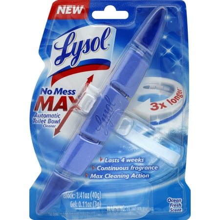 Lysol No Mess Max, Automatic Toilet Bowl Cleaner, Ocean Fresh Scent, 1 Count