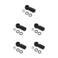 thumbnail image 2 of Eigraketly Bicicletas aceite cabeza de oliva freno de disco manguera pinza conector bicicleta accesorio reemplazo para /XT/XTR/BH-90 negro Negro 5Conjunto, 2 of 6