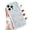 Blue, variant on OOK for iPhone 14 Pro Max Case, Cute Clear Love Butterfly Pattern Curly White Wave Frame Shape Wavy Soft TPU Shockproof Protective Phone Cover for Women Girl, White