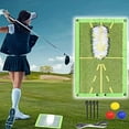 thumbnail image 1 of EIMELI Golf Training Mat  with Ball  Golf Swing Trace Mat  Analysis Swing Path and Correct Hitting Posture  Mini Golf Practice Hitting Aid  for Indoor  Outdoor Golf Training, 1 of 7
