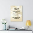 thumbnail image 3 of Scripture Walls  Jesus Christ is in You Bible Verse Canvas Christian Wall Art Ready to Hang Unframed, 3 of 7