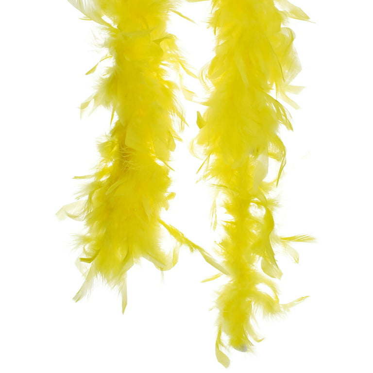 Cheap Yellow Feather Boa