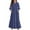 AA01-Dark Blue, variant on Inglocry Girls Maxi Dress Crew Neck A-line Loose Flowy Tiered Holiday Casual Dresses with Pockets for 5-14 Years Light Purple 9-10Year