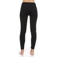 thumbnail image 2 of Merino Wool - Women's Expedition Weight Bottoms - Heavyweight Thermal Long Johns - No Itch Renewable - Black - Small, 2 of 4