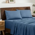 thumbnail image 3 of Bare Home Pillowcase Set - Envelope Closure - Premium 1800 Collection - Double Brushed - Ultra Soft - Standard Size, Coronet Blue, 2 Count, 3 of 8