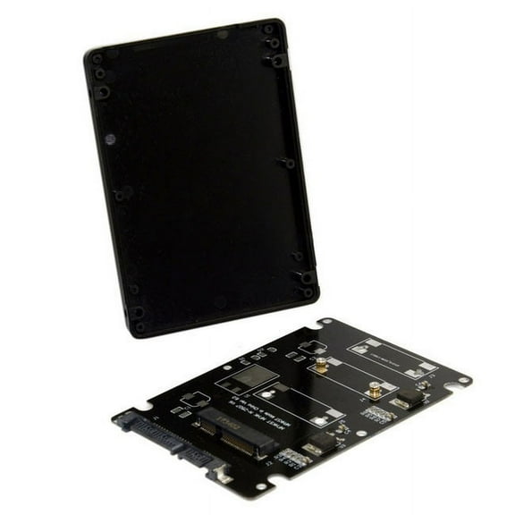 JSER Mini PCI-E mSATA SSD to 2.5" SATA Hard Disk Enclosure Case Converter Adapter for MSATA SSD